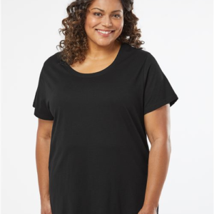 Women's Curvy Collection Fine Jersey Tee