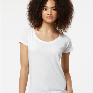 Women's Poly-Rich Scoop Neck T-Shirt