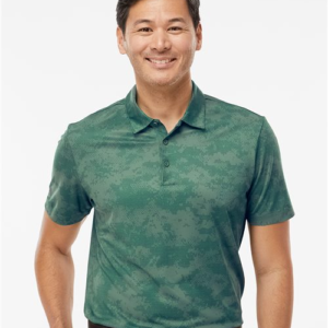 Men's All Over Camo Print Polo