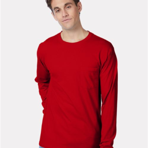 Men's Authentic Long Sleeve Pocket T-Shirt