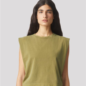 Women's Garment-Dyed Heavyweight Muscle Tee