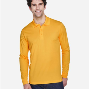 Men's Pinnacle Performance Long Sleeve Piqué Polo