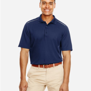 Men's Radiant Performance Piqué Polo with Reflective Piping