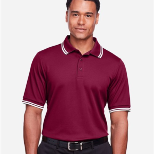 Men's CrownLux Performance® Plaited Tipped Polo