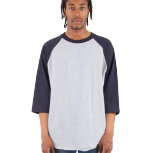 Unisex Raglan Three-Quarter Sleeve T-Shirt