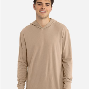 Unisex CVC Hoodie Long Sleeve T-Shirt