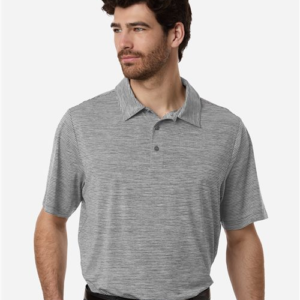 Men's Relay Heathered Stripe Polo