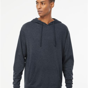 Unisex Lightweight Hooded Pullover T-Shirt