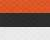 Orange/ Black/ White