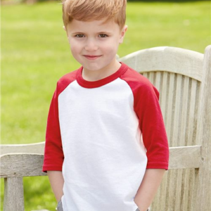 Toddler Three-Quarter Sleeve Baseball Jersey