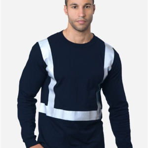 Men's USA-Made Hi-Visibility Long Sleeve T-Shirt