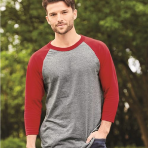 Unisex Three-Quarter Raglan Sleeve Baseball Jersey T-Shirt