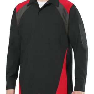 Men's Long Sleeve Tri-Color Shop Shirt