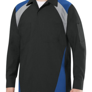 Men's Tall Long Sleeve Tri-Color Shop Shirt
